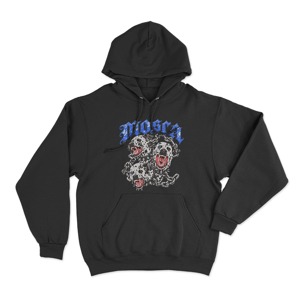 Mosca Chained Hellhounds Unisex Hoodie Black Mosca Chained Hellhounds Unisex Hoodie Black