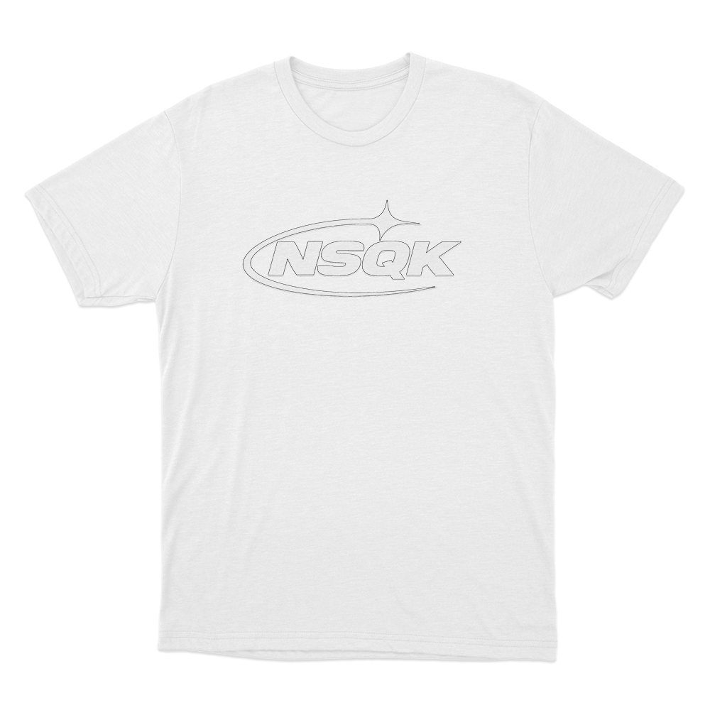Nsqk Star Orbit Logo Unisex T Shirt White Nsqk Star Orbit Logo Unisex T Shirt White